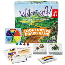 Wildcraft! An Herbal Adventure Game/Family Game: Learn 25 Herbs - Coop Board Games/Educational Games/Cooperative Board Games For 6 Year Olds W/Learning Tools, Incl. Plant Guide & Coloring Book