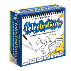 Telestrations Original 8-Player | Family Board Game | A Fun Game For Kids And Adults | Game Night Just Got Better | The Telephone Game Sketched Out | Ages 12+