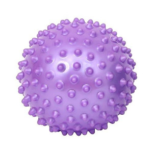 Fun And Function - Spiky Tactile Balls - Bumpy Spike Balls For Kids - Sensory Knobby Balls - Ages 3+ - 8 Inch - Purple