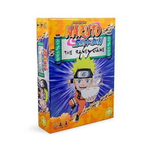 Golden Bell Studios Naruto: Shippuden The Ramen Card Game, 2-6 Players | Fun Party Board Game Challenge, Family Friendly Group Activity | Official Anime Manga Gifts And Collectibles
