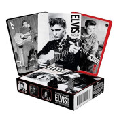 Aquarius Elvis Playing Cards - Elvis Presley Themed Deck Of Cards For Your Favorite Card Games - Officially Licensed Elvis Merchandise & Collectibles - Poker Size With Linen Finish