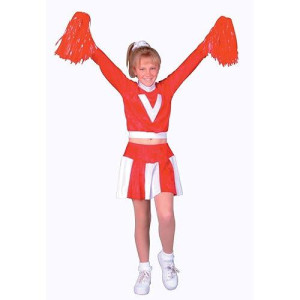 Rg Costumes Cheerleader-Velvet (Red;Small)
