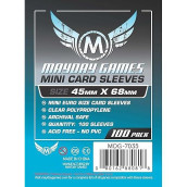 Mayday Games Mini Card Sleeve 45 Mm X 68 Mm Pack Of 100