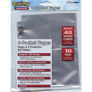 Amigo Spiel + Freizeit Ultra Pro Pokemon Pages 82304 - 4 Pocket