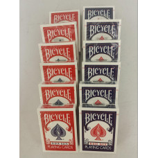 Bicycle 6553514 1 Dozen Standard 12 Decks Pack Blue and Red by US Playing cards
