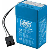 Power Wheels Replacement 6-Volt Battery, Rechargeable, For Use With Toddler Ride-On Toy Car And Vehicles