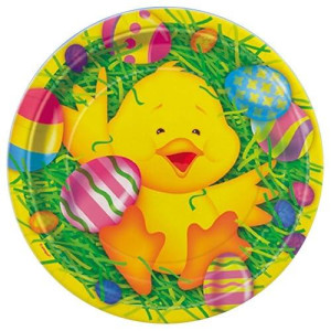 Easter Ducky Dinner Plates (8 Count) Party Accessory