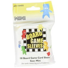 Arcane Tinman Sleeves: Mini Board Game, Clear