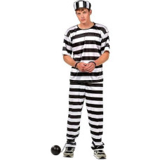 Convict Top And Pants Teen Costume Size 16-18