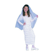 Rg_Costumes Boys White Dress W/Cape-Chd Small White Small