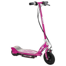 Razor E100 Electric Scooter For Kids Ages 8+ - 8" Pneumatic Front Tire, Hand-Operated Front Brake, Up To 10 Mph And 40 Min Of Ride Time, For Riders Up To 120 Lbs