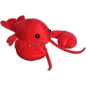 Mary Meyer Stuffed Animal Soft Toy, Lobbie Lobster, 10-Inches, Red , Black