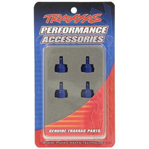 Traxxas 3767A Blue-Anodized Aluminum Shock Caps (Fits Ultra Shocks) (Set Of Four)