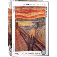 Eurographics The Scream By Edvard Munch Puzzle (1000-Piece), (Model: 6000-4489)