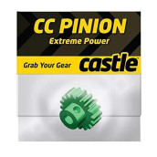 Castle Creations 010-0065-03 Silver Aluminum Pinion 5Mm Bore 32P 22T
