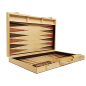 18" Classic Wood Backgammon Set - Burlwood