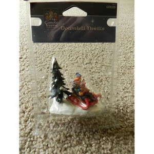 2006 Downhill Thrills - Sleigh Ride Christmas Village Figurine