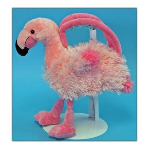 Wishpets Stuffed Animal - Soft Plush Toy For Kids - 10" Flamingo Handbag