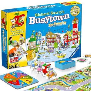 Wonder Forge Richard Scarry'S Busytown, Eye Found It Toddler Toy And Game (5 Players) For Boys And Girls Age 3 And Up - A Fun Preschool Board Game,Multi-Colored