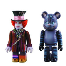 Medicom Alice In Wonderland: Mad Hatter Kubrick And Cheshire Cat Bearbrick Set