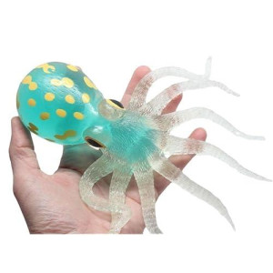 Ooey Gooey Octopus (Ea) Giant 7" Squishy Stress Toy (Colors Vary)