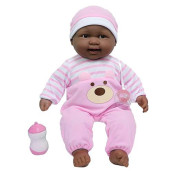 Jc Toys �Lots To Cuddle Babies� African American 20-Inch Purple Soft Body Baby Doll And Accessories Designed By Berenguer