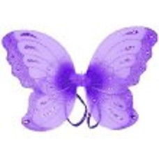 Cutie Collection Jewel Butterfly Fairy Wings (21") Select Color: Purple