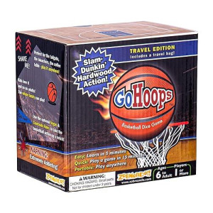 Zobmondo!! Gohoops Basketball Dice Game | For Basketball Fans, Families And Kids | Play At Home Or For Travel