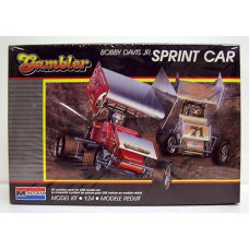 Monogram #2777 Bobby Davis Jr. Gambler Sprint Car 1/24 Plastic Model Kit