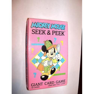 Mickey Mouse Seek & Peek Giant Card Game