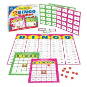 Carson Dellosa Sight Words Bingo Games-Learning Tools for Kindergarten and First Grade Reading Skills, Double-Sided Language, Vocabulary Building Game Cards 1.75 inches tall