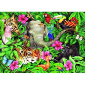 Ravensburger Tropical Friends - 60 Piece Jigsaw Puzzle For Kids - Every Piece Is Unique, Pieces Fit Together Perfectly (9533)
