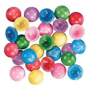 Fun Express Mini Marbleized Rubber Poppers Toys - Bulk Set Of 144 Pop Ups In Bright Marbleized Colors - Party Favors And Giveaways