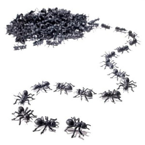 U.S. Toy Mini Plastic Toy Ants Toy Figure (72 Piece), 1 1/2", Black