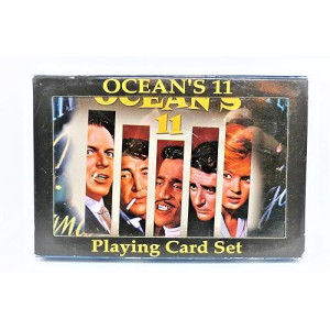 Ocean'S 11 Playing Card Set Featuring The Cast Of The 1960 Movie: Frank Sinatra, Dean Martin, Sammy Davis Jr, Peter Lawford & Angie Dickenson