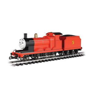Bachmann Trains - Thomas & Friends - James The Red Engine (With Moving Eyes) - Large G Scale