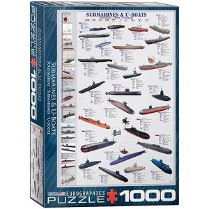 Eurographics Submarines And U Boats 1000 Piece Puzzle (6000-0132)