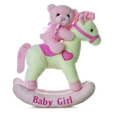 Ebba - Comfy - 12" Baby Girl Rocking Horse Musical