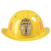 Aeromax Jr. Firefighter Helmet, Yellow, Adjustable Youth Size