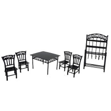 Dollhouse Miniature 1/24 Scale 6-Pc. Seagrove Dining Set