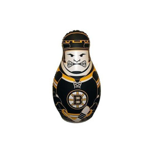 Fremont Die Nhl Boston Bruins Bop Bag Inflatable Checking Buddy Punching Bag, Standard: 40" Tall, Team Colors