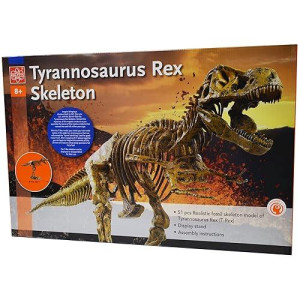 Edu-Toys T-Rex Skeleton 36" Scale Replica Model | Assemble & Display | Start Your Own Dinosaur Museum | True To Life Skeleton