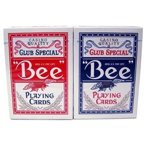 Us Playing Card Co. Bee No. 92 Diamond Back Club Special Red/Blue 12 Decks