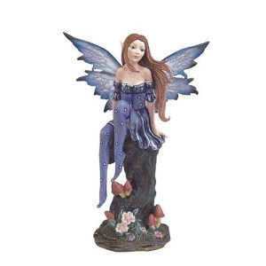George S. Chen Imports Ss-G-91258 Fairy Collection Pixie With Clear Wings Fantasy Figurine Decoration