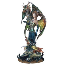 George S. Chen Imports Fairy Collection Pixie With Dragon Fantasy Figurine Figure Decoration (91278)