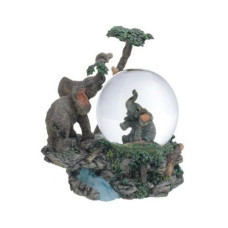 George S. Chen Imports Snow Globe Collection Desk Figurine Decoration (Elephant)