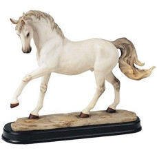 Stealstreet Ss-G-11434 Horses Collection White Horse Figurine Decoration Decor Collectible