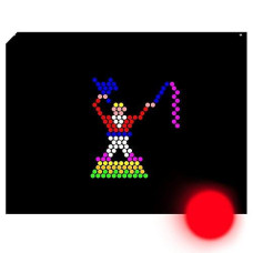 Illumipeg Circus Refill Templates For Lite Brite Cube, Flat-Screen, And Four Share (15 Sheets, 7X7)