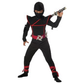 Kids Stealth Ninja Costume Small (6-8)