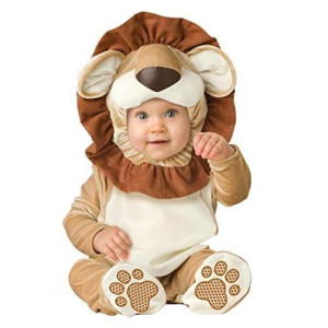 Incharacter Lovable Lion Infant Costume, Small (6-12) Brown